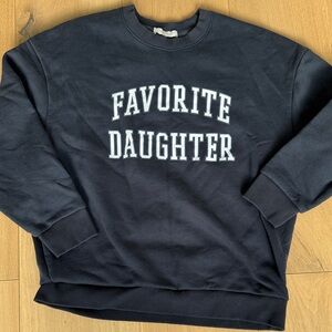 Navy Favorite Daughter Sweatshirt